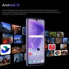 OUKITEL C6 Smartphone 12GB+512GB 5150mAh Dual SIM 6.8&Prime; Android 15 GPS