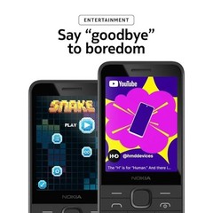 🔥Nokia 220 4G Dual SIM Unlocked Keypad Phone Bluetooth FM Radio USB-C Black🔥