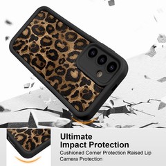 Samsung Galaxy S26 Case, Leopard Pattern, 2-PACK + 3-PACK Screen Protector