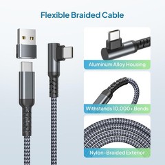 10FT Fast Charging USB-C Cable with 60W Adapter for iPhone 17 Pro Max