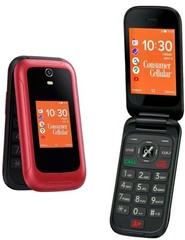 Consumer Cellular Iris Flip Phone (Unlocked) 8GB 5MP 4G LTE | Red – New Sealed
