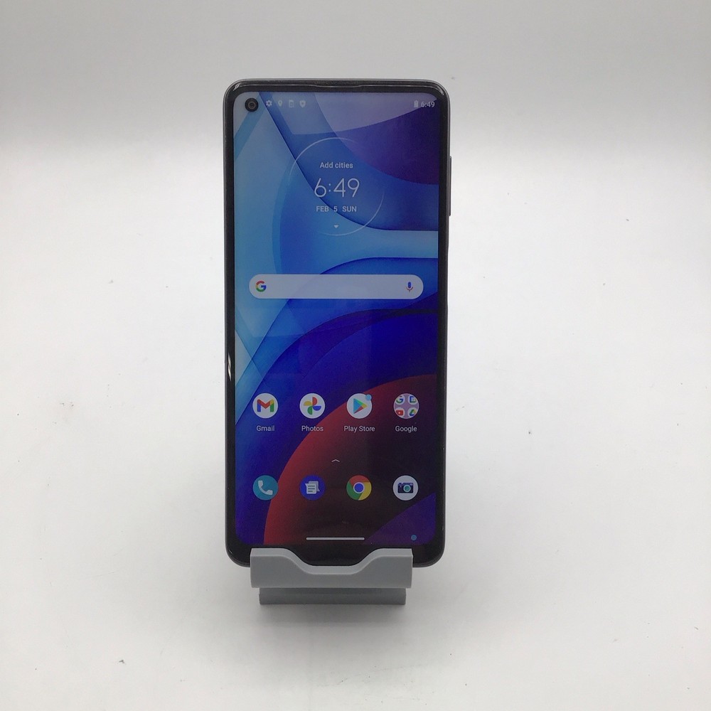 Motorola Moto G Power 2021 Gray Cellular Cricket 64GB 48 MP Camera Works