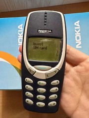 Nokia 3310 Blue Unlocked 2G GSM 900/1800 Good Quality Cellular Phone