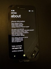 Nokia Lumia 822 RM-845 8GB Black (Verizon) Fast Ship Good Used Cracked Glass