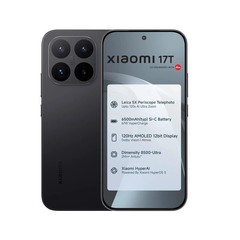Xiaomi 17T Factory Unlocked Dual SIM | Segment Best Leica 5X Optical Zoom |BLACK