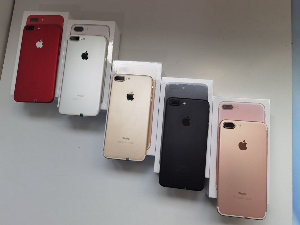 Apple iPhone 7 Plus – 32GB/128GB/256GB Black, Silver, Gold, pink, Red Unlocked