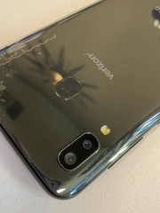 Samsung Galaxy A20 32GB SM-A205U Verizon Black – Back Panel Damage PARTS