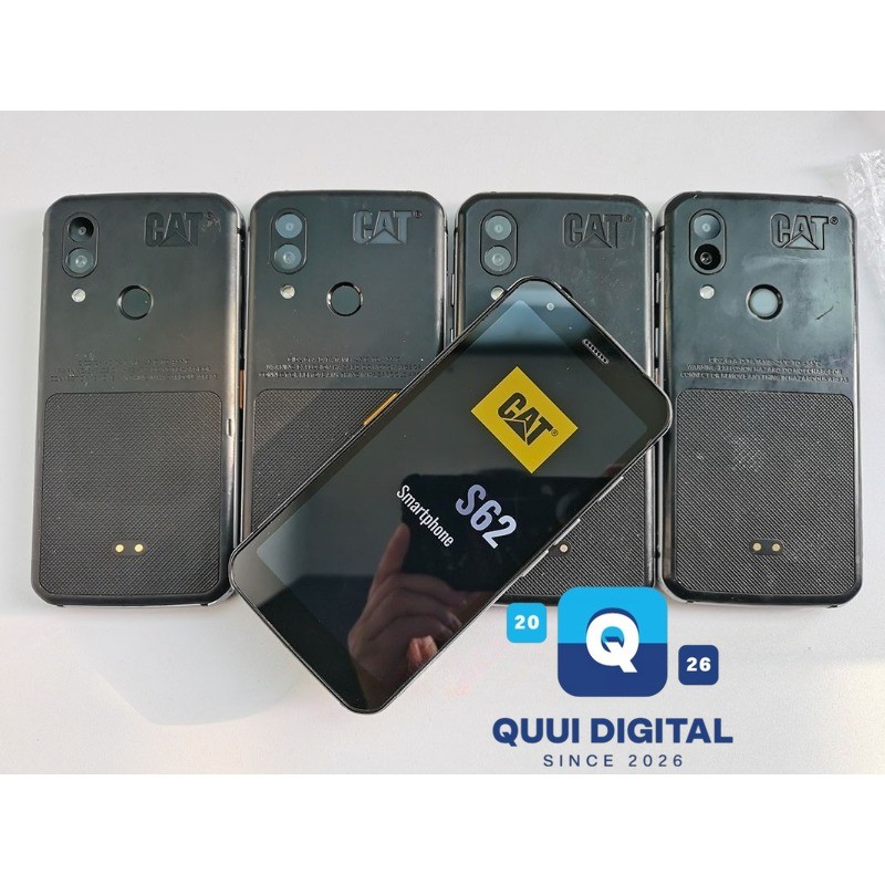 CAT S62 – 128 GB – Black Android microSDXC Unlocked 4G IP68 Rugged Smartphone