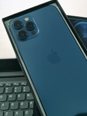 Boxed – iPhone 12 Pro Max 128/256/512GB (Unlocked) with FACE ID – Pacific Blue