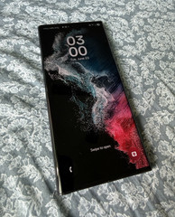 Samsung Galaxy S22 Ultra Black Slate Smartphone, Multi-Lens Rear Camera