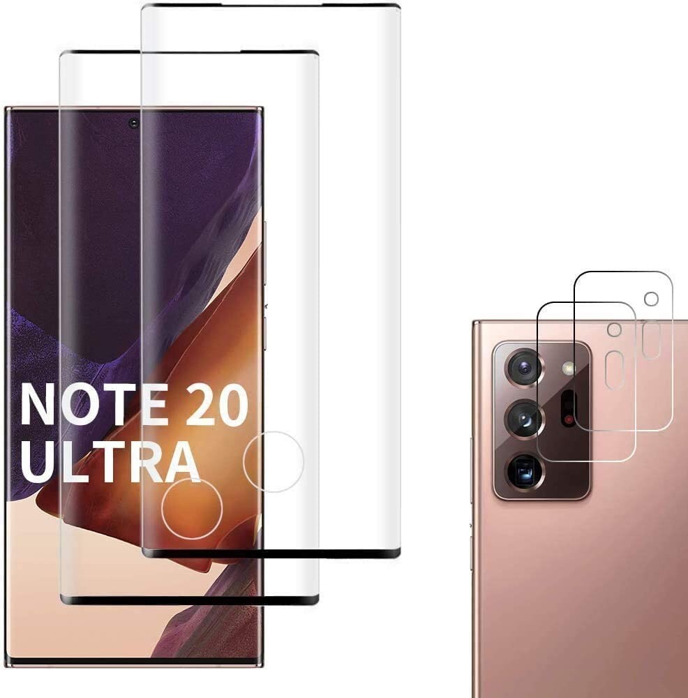 4 in 1 Tempered Glass For Galaxy Note 20 Ultra 5G Screen,Camera Lens Protector