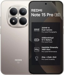 REDMI Note 15 Pro 5G ( Silver, 8GB+256GB) Dimensity 7400-Ultra Global Version