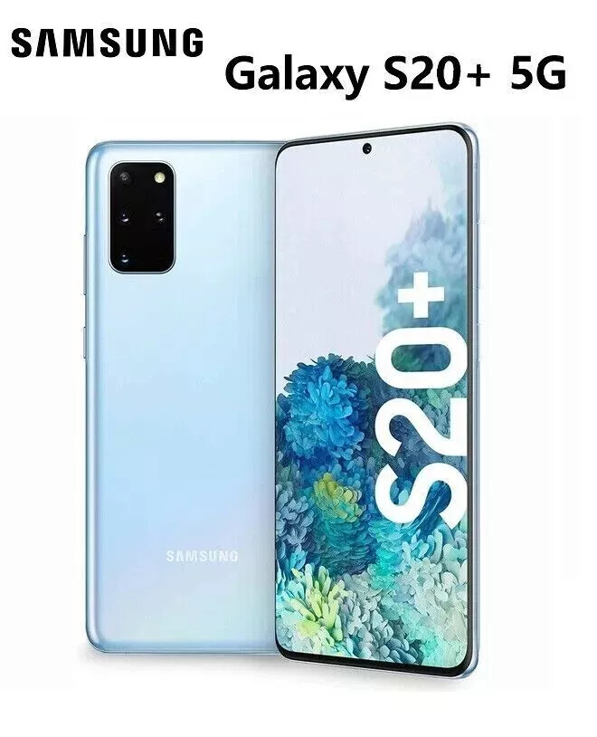 Samsung Galaxy S20+ Plus 5G G986U1 128GB Unlocked OPEN BOX Cosmic Blue PHONE US