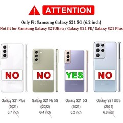 For Samsung Galaxy S21 5G Case with Shockproof Protective Cover Screen Protector