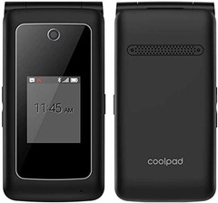 Coolpad Snap 3311A Unlocked Android 4G LTE Clamshell Flip Phone (Phone) Black