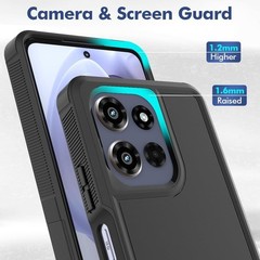 for Moto G Power 2026/2025 Case with HD Screen Protector, Heavy Duty Cell Phone