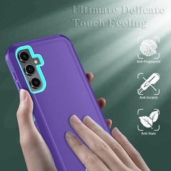 Heavy Duty Shockproof Phone Case for Samsung Galaxy S23 FE with HD Screen Protec