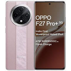 OPPO F27 Pro+ 5G Factory Unlocked-6.7&Prime; FHD+ AMOLED 3D Curved Display-Dusk Pink