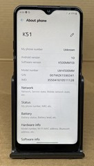 LG K51 K500QMM 32GB Spectrum – Good Condition – Carrier Metro, Tested & Working
