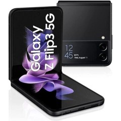 Samsung Galaxy Z Flip3, 5G – 256GB (AT&T Sim Lock) SM-F711U, Black – (FAIR)