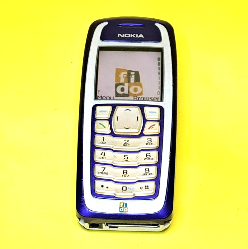 🔥UNKNOWN CARRIER🔥NOKIA 3100b 2G GSM 484KB 1.5&Prime; BLUE CANDY BAR BASIC CELL PHONE