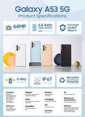 😍NEW SEALED Samsung Galaxy A53 5G SM-A536U 6.5&Prime; 128GB Fully Unlocked GSM CDMA