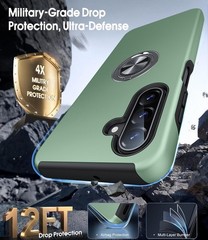 For Samsung Galaxy A17 5G Case with Dual Layer Military Grade Shockproof Cover