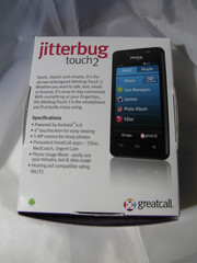 NEW NEVER USED jitterbug Touch 2 smart phone in box SUPER