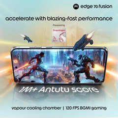 MOTOROLA Edge 70 Fusion (SILHOUETTE, 8+256GB) Snapdragon® 7s Gen 4 SmartPhone.