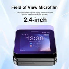 SERVO R18 Pro Mini Phone 2.4&Prime; Rotating Screen Dual SIM 2G GSM Flashlight Radio