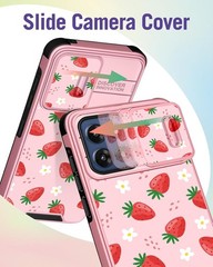 Cute Design Case for Moto G Stylus 2026/2025 with Ring Stand & Camera Cover