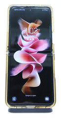 Samsung Galaxy Z Flip 3 5G 128GB Black SM-F711U DG3208 #59