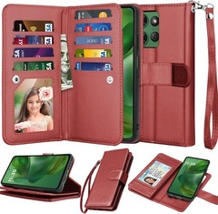 Wallet Case for Motorola Moto G Power 5G 2025, PU Leather Credit Holder Folio