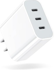 35W 3-Port USB-C Fast Charger Adapter for iPhone 16/15/14/13/12/11