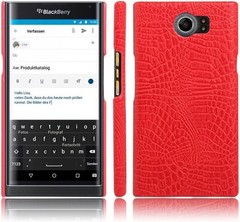 BlackBerry Priv Case, Croco Premium PU Leather Protective Case, Lightweight Desi