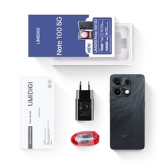 UMIDIGI Note 100 5G 6.8 » 128GB 256GB Dual SIM 120Hz Android Unlocked Smartphone