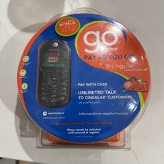 Motorola C series C139 With Color Screen- Black (AT&T) Cellular Phone Brand New