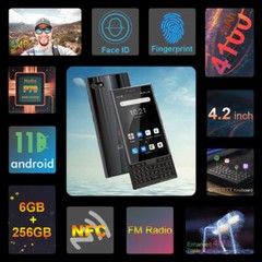 Unihertz Titan Slim 4.2&Prime; 6+128GB 48MP with Physical QWERTY Keypad Android Phone