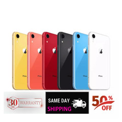 Apple iPhone XR 64GB Screen 6.1&Prime; B Unlocked Verizon At&t iOS GSM+CDMA