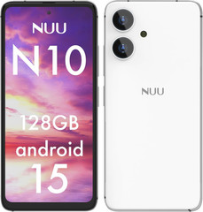 N10 Unlocked Android Cell Phone, 4GB/128GB, Dual SIM, 6.6&Prime; HD+, White