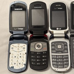 Lot Of Smart & Flip Phones, Untested, Parts / Repair, Mixed Brands & Models