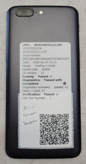OnePlus 5 – 64GB – A5000 – OS:10 – GPS TEST FAILED – SCRATCHES – UNLOCKED