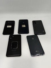 LOT of (5)…. (LG,Samsung, MOTO , TCL . ONLY FOR PARTS AS NO RETURN