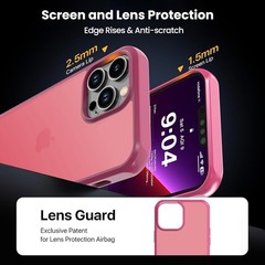 Matte Case for iPhone 15 Pro Max 6.7-Inch, Anti-Fingerprint Shockproof Slim Cove