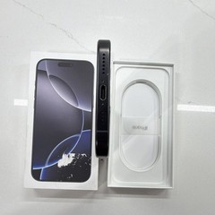 Apple iPhone 16 Pro Max 512GB Black Titanium with box read description