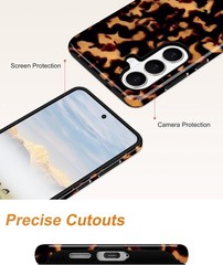 Cute Brown Aesthetic Magnetic Case for Samsung Galaxy S26 Ultra, Tortoise Shell