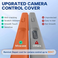 Magnetic for iPhone 17 Pro Max Case, Integrated Silicone Camera Control Cover, O