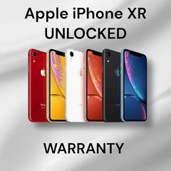 Apple iPhone XR – 64 GB – Black (Unlocked) Verizon, AT&T, T-Mobile All Carriers.