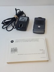 Motorola Razr V3c Flip Phone 2G Gray Tested Working