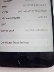 Apple iPhone 7 Unlocked, BLACK, Battery 87% See Desc.
